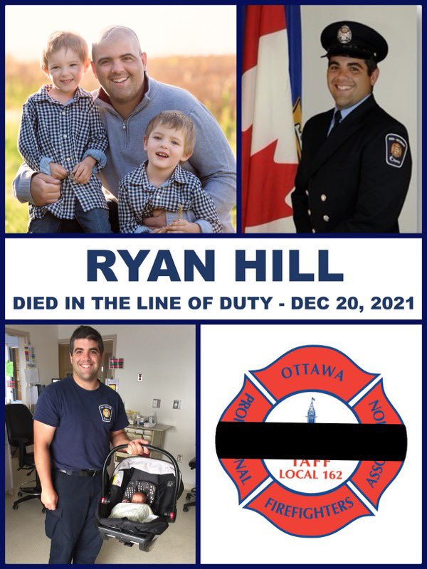 Apr. 28 is the Nation Day of Mourning for workers who died in the workplace.
Today we take solace in yesterday’s news that our <a href="/WSIB/">WSIB</a> Appeal has been successful, meaning <a href="/OttFire/">Ottawa Fire Services</a> Firefighter Ryan Hill’s occupational cancer has been officially recognized.