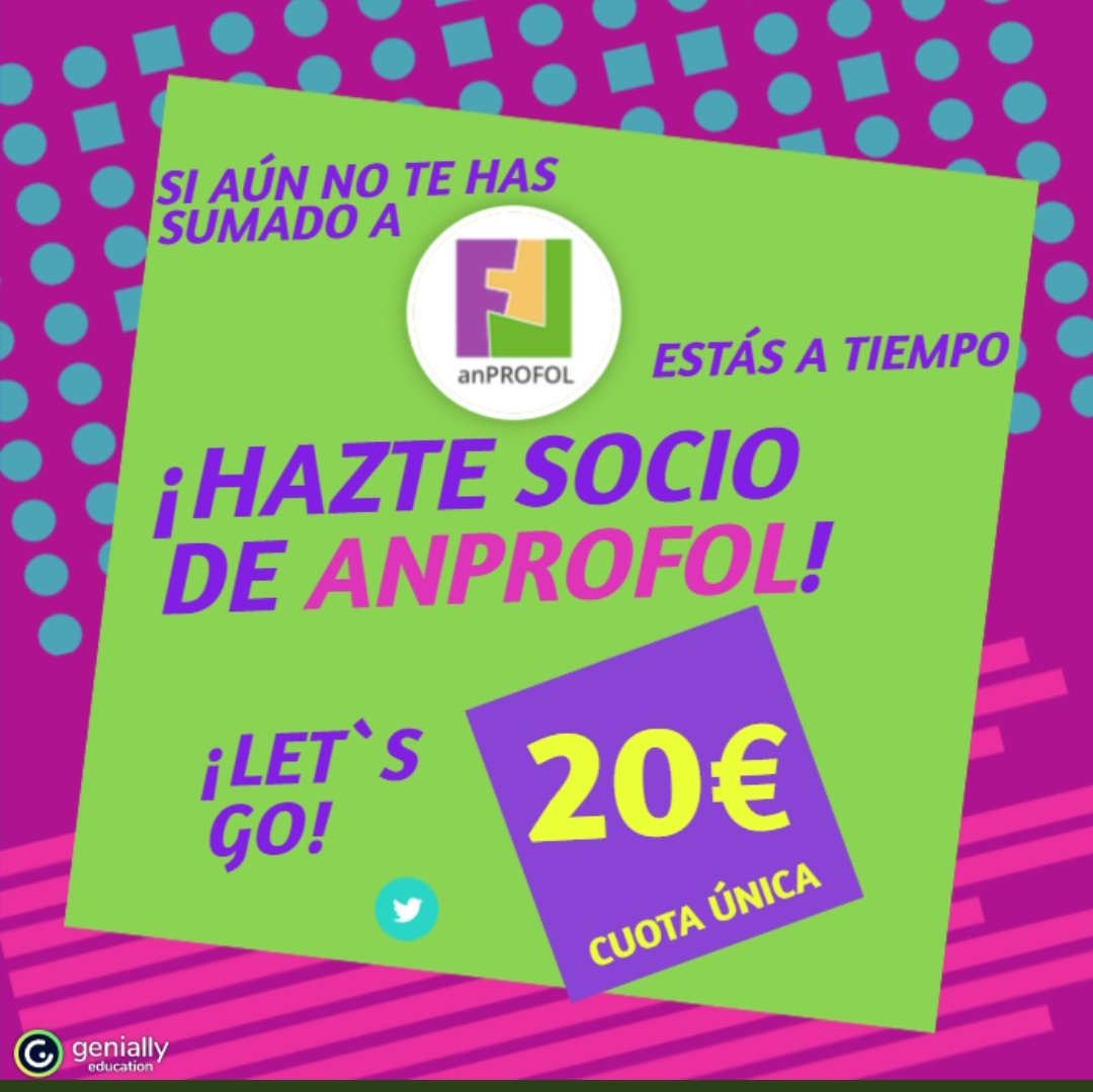 ANPROFOL's tweet image. 🔊¡A todo el #ProfesoradoDeFOL! Es el momento de unirte a #AnProFOL💪sumar fuerzas y aportar tu visión de #FOL ¡Hazte socio! ✅anprofol.com/hazte-soci-1