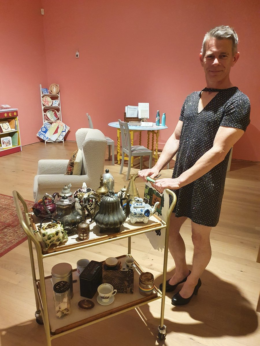 Join us <a href="/YorkArtGallery/">York Art Gallery</a>  with <a href="/Teaandtolerance/">Tea&Tolerance</a>  Being Human tea trolley of conversation #Bloomsburygroup