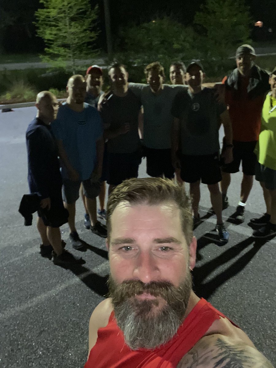 _NateNorman's tweet photo. 11 men got outside at 0500 to get better! @F3Summerville https://t.co/KzMejTnjJy