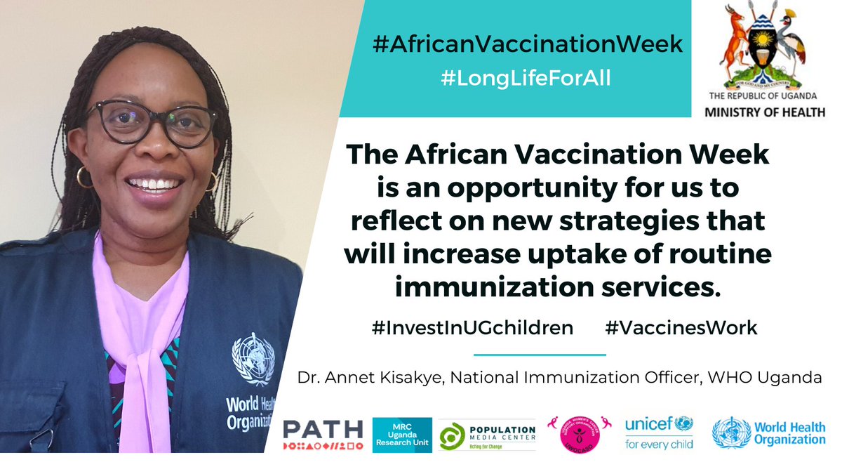 newvisionwire's tweet photo. SPONSORED: This #AfricanVaccinationWeek is a reminder of how immunization is essential to enable children grow healthy and have a #BetterStartInLife. #InvestInUGchildren #VaccinesWork #AVW2022 @MinofHealthUG @UNICEFUganda @WHOUganda @PATHadvocacy @MRC_Uganda @PMC_Uganda https://t.co/4LaUhS7Zvt