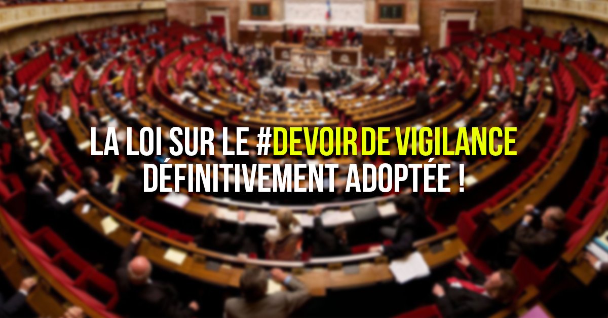 La loi française #devoirdevigilance adoptée en 2017 après 5 ans de mobilisation de nos orgas a été un premier pas vers la responsabilisation des multinationales pour les violations des #droitshumains. Malgré l’opposition féroce des #lobbies économiques.
#Stopimpunite
7/