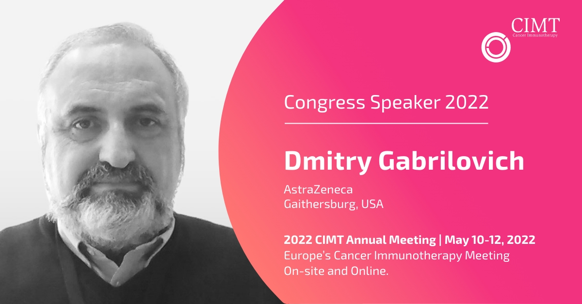 Sharing results from preclinical studies on the targeting of myeloid derived suppressor cells in #cancer, Dmitry Gabrilovich will speak at #CIMT2022. @GabrilovichLab #cancerimmunotherapy