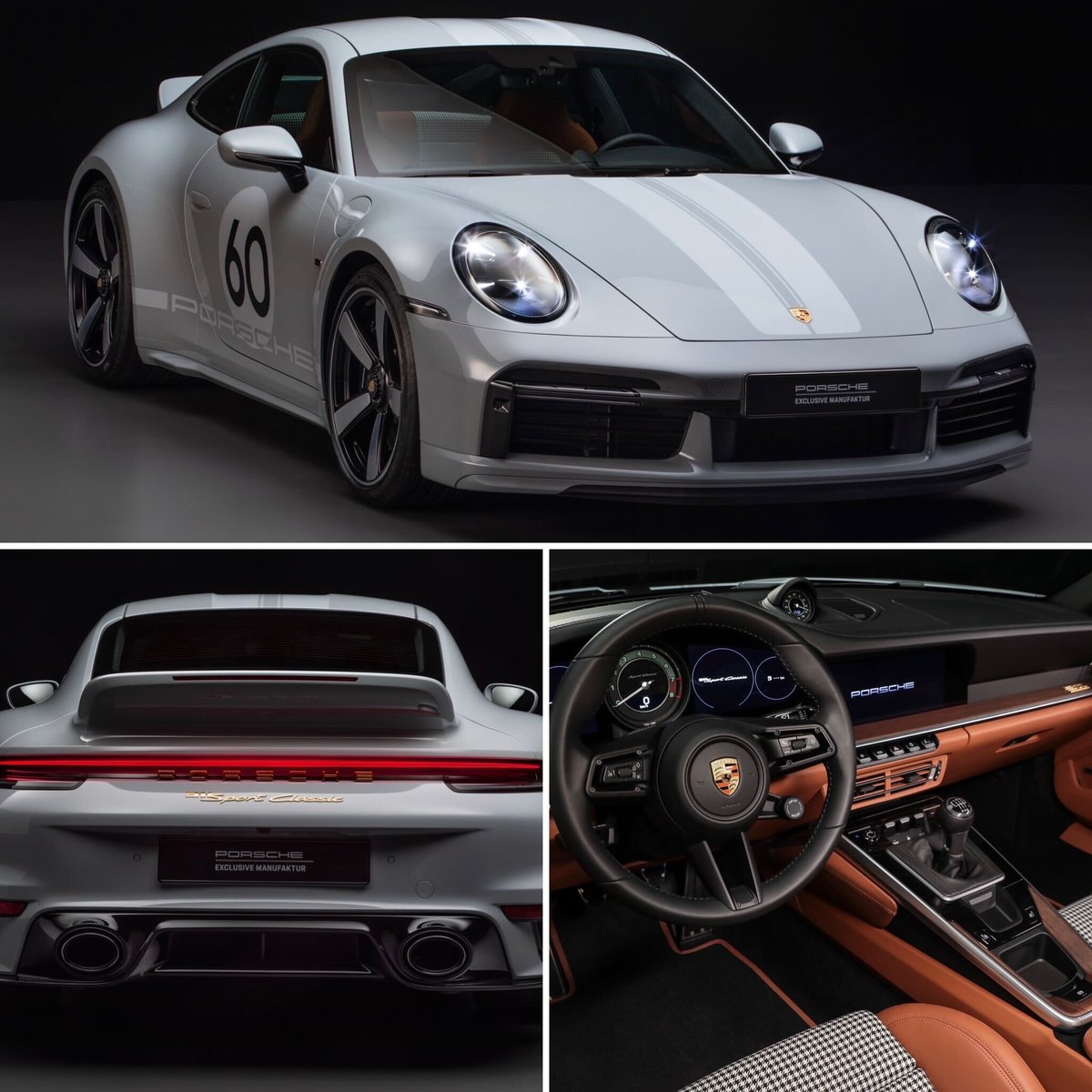 carwowuk's tweet photo. NEW Porsche 911 Sport Classic 

🔥 Most powerful manual 911 yet 
🔥 RWD with 550hp
🔥 ‘60s &amp; ’70s-inspired styling  

Drop an emoji below to describe your feelings about this 911 Sport Classic! https://t.co/nwK1IY2VhW