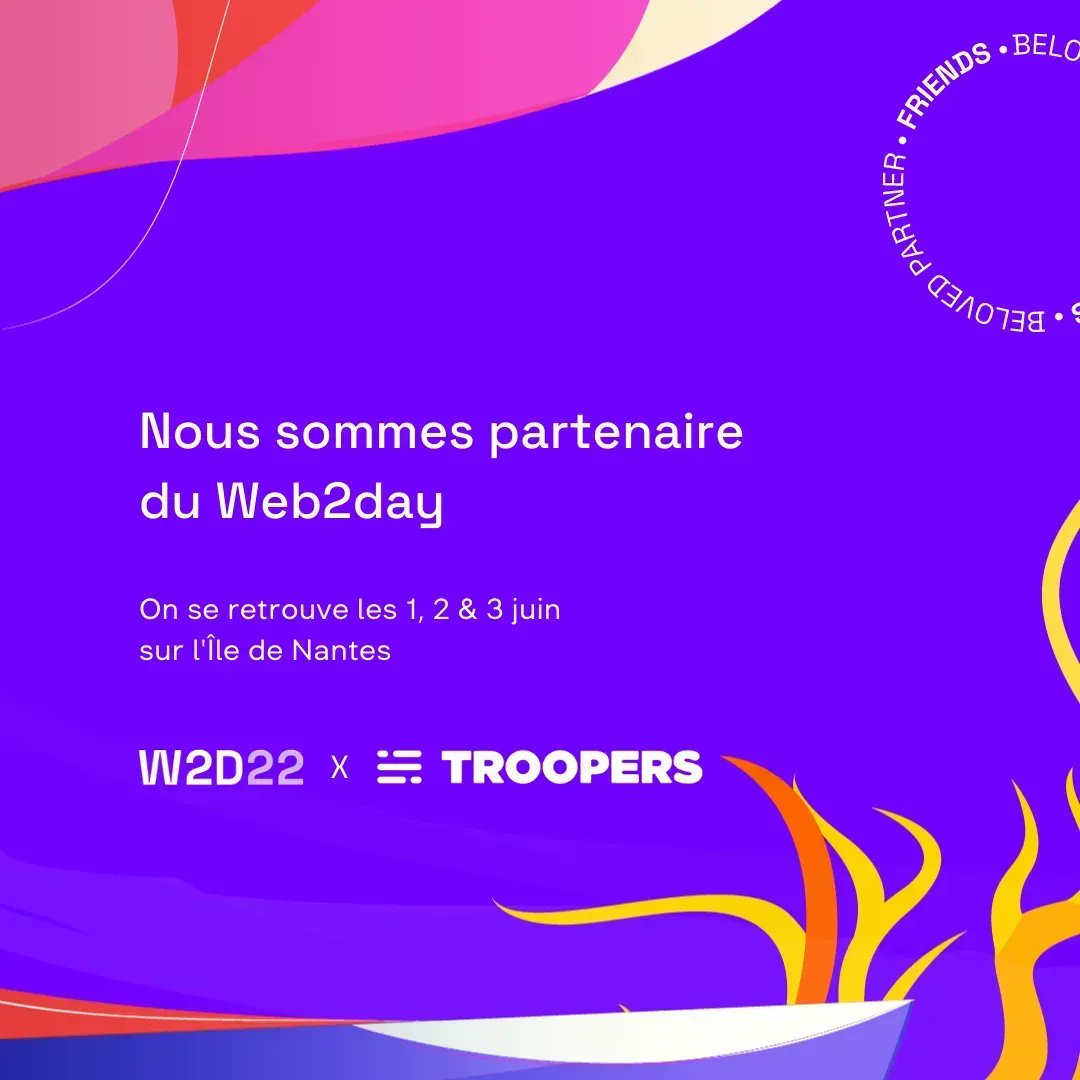 Cette année, nous sommes partenaires du <a href="/web2day/">Web2day</a> ! Au plaisir de vous y croiser, et ne ratez pas la table ronde sur "L’entreprise agile et sans chef", à laquelle Cécile participera.