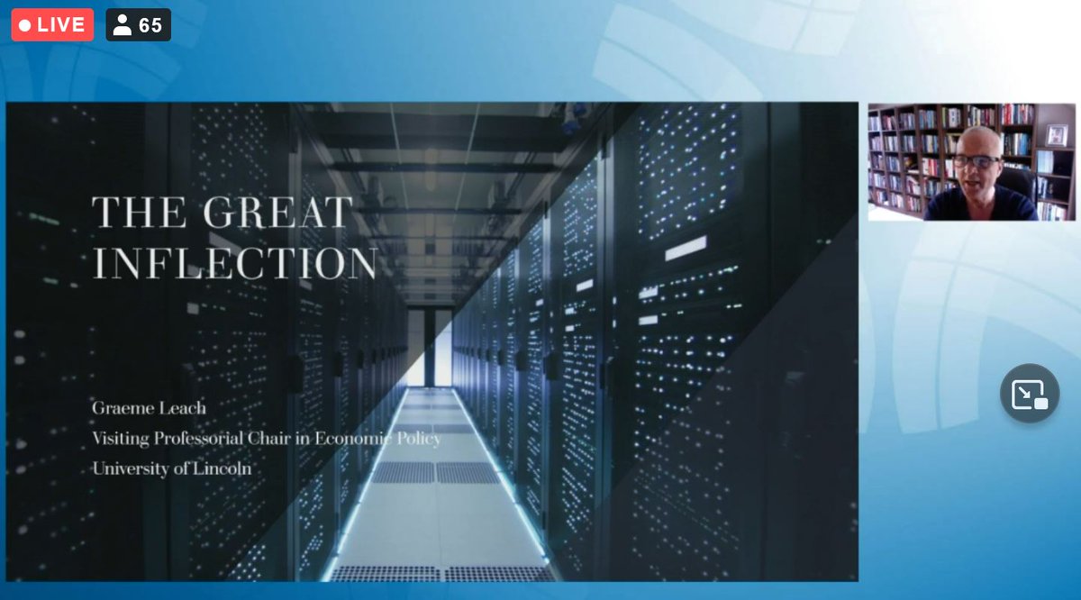ColDevNet's tweet photo. Next up we welcome keynote speaker @GraemeLeachEcon, visiting Chair in Economic Policy, @unilincoln and former Chief Economist at the @The_IoD for speech: 

🎙️The Great Inflection🎙️

Graeme’s talk steps into the future of the economy 📈

#CDNSummit https://t.co/yJjNo7CPrB