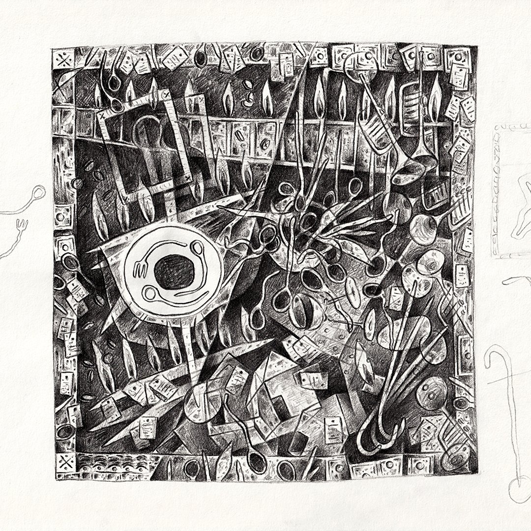 I have been working on a new sketch. I have gathered in it different ideas and emotions to sort out the chaos and prepare now the final drawing.
Maybe the final result will be totally different, and I like that.

#drawing #sketch #art #pencilart #pencilsketch