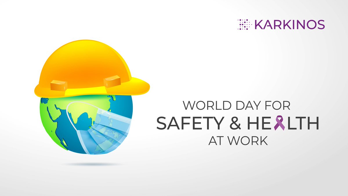 karkinoshealth's tweet image. World Day for Safety &amp;amp; Health at Work.

This day focuses on how we can all contribute to preventing work-related deaths, disease, injuries &amp;amp; illnesses.

'Act together to build a positive safety and health culture'.

#SafeDay #SafetyFirst #SHWDay #worlddayforsafetyandhealthatwork