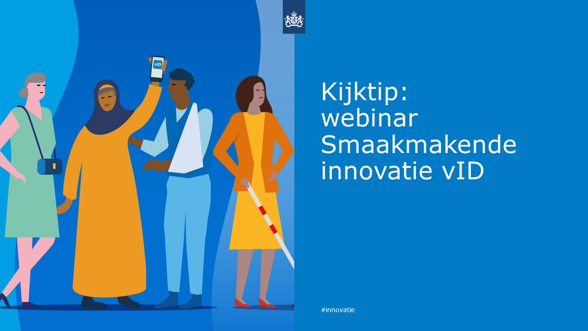 Kijktip: In het webinar Smaakmakende #innovatie van <a href="/HBpubliek/">Haagse Beek</a> vertelt onze regie-architect over ons onderzoek naar een vID: een digitale variant van je identiteitsbewijs in een app op je smartphone. Wat is nodig om de #innovatie verder te brengen? 🎥➡️haagsebeek.nl/webinar/smaakm…