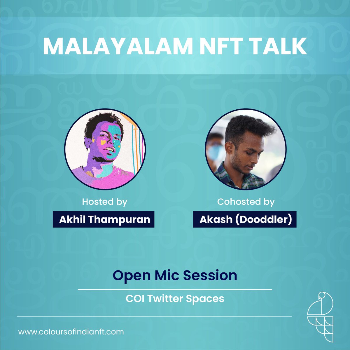 Come join us today at 8PM on <a href="/coi_nft/">COI NFT</a>