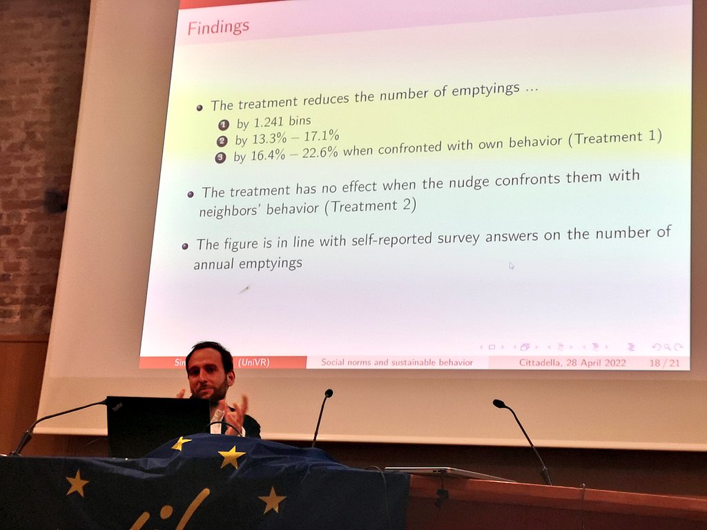 mgiavini's tweet photo. "try to do better than last year" #Kayt #nudging messages sent in Bassano by @REthinkWasteRTW changed behaviors in citizens on #separatecollection https://t.co/crH92v56lt