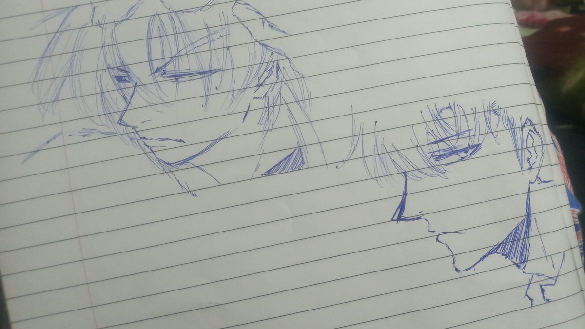 Carmel001's tweet photo. Rough sketches ^^ at the back of register lol
#anime #ANITWT #ArtistOnTwitter #AnimeArt #animesketch #sketches #ThatThat https://t.co/2NsURarfSv