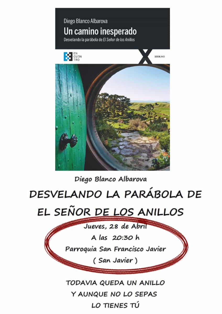 EEncuentro's tweet photo. Esta tarde Diego Blanco @DiegoLordRings en San Javier (Murcia). Y mañana en Yecla
#tolkien #elseñordelosanillos #yoleoencuentro #edicionesencuentro #SanJavierMurcia https://t.co/ahRJXlN9F6