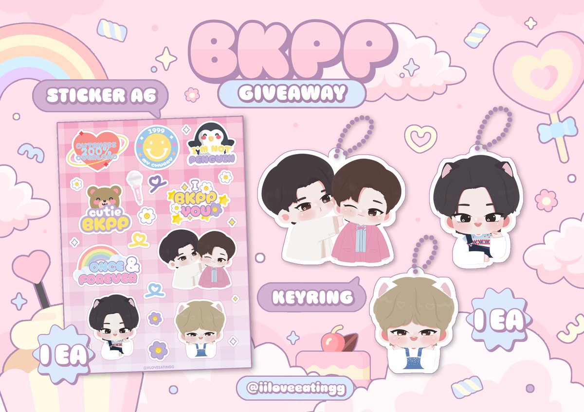 iiloveeatingg's tweet photo. ✨plsㅡrt 🎂💘
Giveaway PP Krit’s Day
♥️ 12 set only ♥️
📮 shipping 55 baht
📋 google form : 29 Apr 2022
⏱ time : 21.00
Fanart by #แคนดี้วาด
Preview by #acaredesign
sticker design by #apolloรับออกแบบ
#GiveawaysforBKPPFC
#กิ๊บอะเวย์พีพี23ขวบ
#ไอเลิฟกอว https://t.co/PiEDIpwwP7