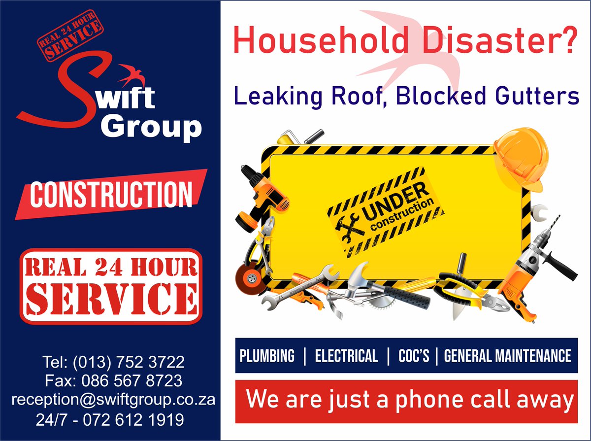 SwiftGroupPTY's tweet photo. Common household disasters making life miserable?
#swiftgroup #plumber #contractor #electrician #tools #draincleaning #construction #plumbingcontractor #carpenter #plumbingrepair #bathroom #renovation #coc #electricalcontractors #electricalcompliancecertificate
#serviceplumber https://t.co/nlii4wCo88
