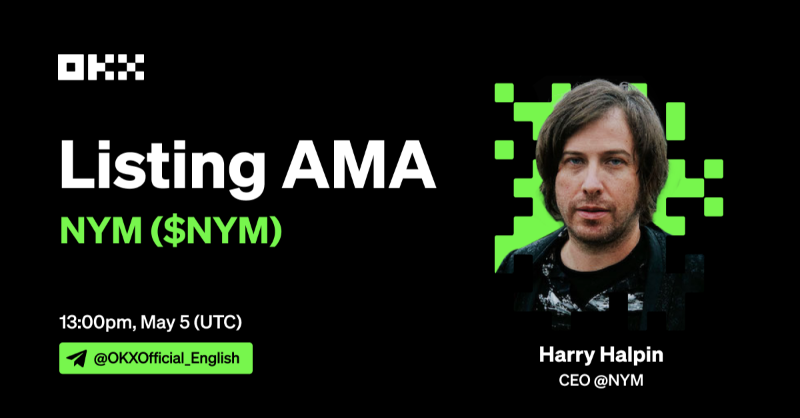 okx's tweet photo. 📣 Join the OKX x NYM AMA Retweet Campaign 🔄

1️⃣0️⃣0️⃣ @OKX users will win up to 800 USDT in $NYM

✅ RT &amp; @ 2 friends
✅ Follow @okx &amp; @nymproject
✅ Join #AMA with @harryhalpin, CEO @nymproject

Fill ⤵️