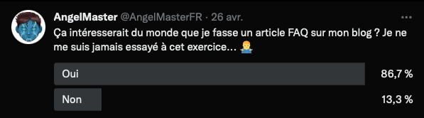 AngelMasterFR's tweet photo. Hello ! Suite au dernier sondage, je compte faire une section FAQ sur mon blog, donc si vous avez une ou plusieurs questions, je suis preneur ! N'hésitez pas à me les poser en commentaire, merci 🙏
#FAQ #Blog #JeuxVidéo #HandiGamer #TousGamers https://t.co/7TcEKKomEa