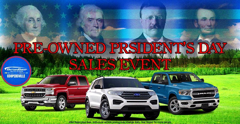 whitsgraphics's tweet photo. Mt Rushmore in the sky!

*This sale is over and is being used for my design portfolio only*

#graphicdesign #cargraphic #cardesign #portfolio #photoshop #chevy #buick #ford #chrysler #dodge #jeep #ram #presidentsday #salesevent #bettenbaker #preowned #coopersville https://t.co/GRx2hN4Brz