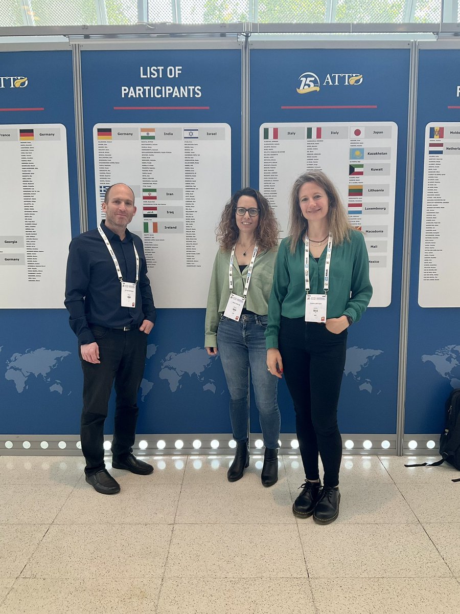 ATTDconf's tweet image. Shira Spitzer, Anat Dor On and Eytan Roitman representing Israel at the #ATTD2022 Conference. 🇮🇱🙏🏻 #MyATTD