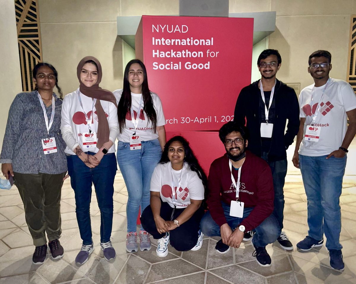 AUS students provide solutions to social problems and win accolades at NYUAD Hackathon. Read more: hubs.ly/Q0192nW40.

#Proud_AUSer #BecauseTomorrowMatters