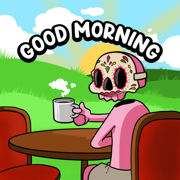 h4sk88's tweet photo. gm fam @los_muertosNFT !!! #vivalosmuertos https://t.co/KqWaOJUBcQ
