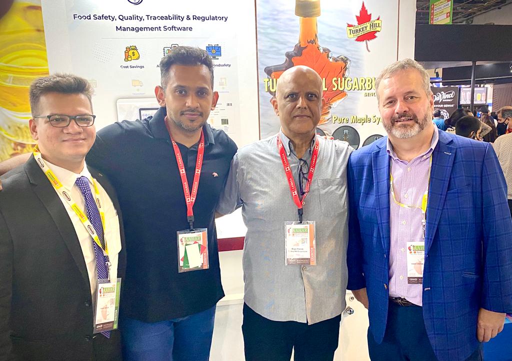 Québec in India (@quebec_india) on Twitter photo Notre directeur <a href="/Paradis_Fran/">Francis Paradis</a>& attaché commercial
<a href="/NikhilThorat/">Nikhil Thorat</a> ont rencontré 2 représentants de #turkeyhillsugarbush (de Granby) au pavillon du Canada
<a href="/aaharfoodexpo/">AaharFoodHospitality</a> le plus grand salon de l’ #Alimentation de l’Inde!
#CdnAg #bilateraltrade #AgTeamCanada #FedProvPartnership Notre directeur <a href="/Paradis_Fran/">Francis Paradis</a>& attaché commercial
<a href="/NikhilThorat/">Nikhil Thorat</a> ont rencontré 2 représentants de #turkeyhillsugarbush (de Granby) au pavillon du Canada
<a href="/aaharfoodexpo/">AaharFoodHospitality</a> le plus grand salon de l’ #Alimentation de l’Inde!
#CdnAg #bilateraltrade #AgTeamCanada #FedProvPartnership