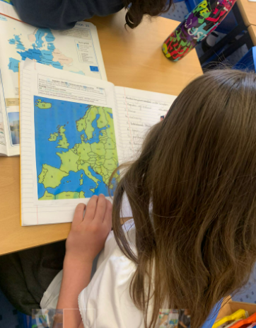 GeorgeSpicerSch's tweet photo. Yr4 have been exploring Europe during our Geography lesson! We had access to @Digimap4Schools to identify areas in our local community & Europe. We discussed countries within Europe & different countries we have visited & originate from! #mapskills #geography #spicerspirit https://t.co/HiHLMrknXn