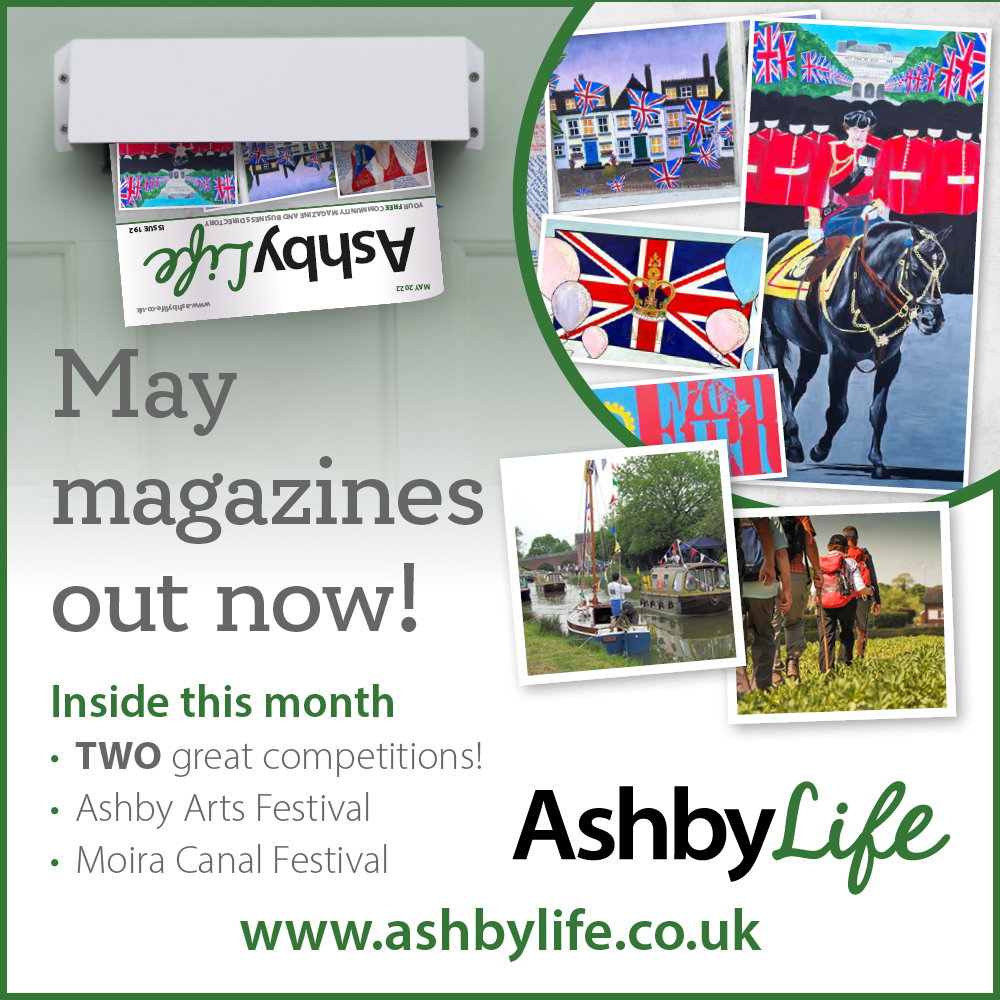 Our May magazines are out this weekend! 
Inside, we have all the information on Ashby Arts Festival &amp; the National Forest Walking Festival - both happening this month &amp; one lucky reader can win tickets to Timber Festival in July. 

You can read it here ashbylife.co.uk/magazines/