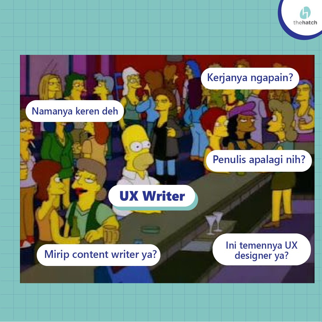 thehatch_id's tweet photo. Siapa yang masih penasaran sama UX writer?~ 

Mereka itu yang nulis teks di aplikasi-aplikasi biar penggunanya merasa nyaman, dan betah. https://t.co/qq3f0RmgqL