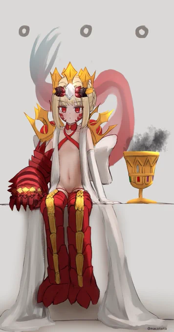出撃待機中のドラコーちゃま
#FGO #FGOAC 