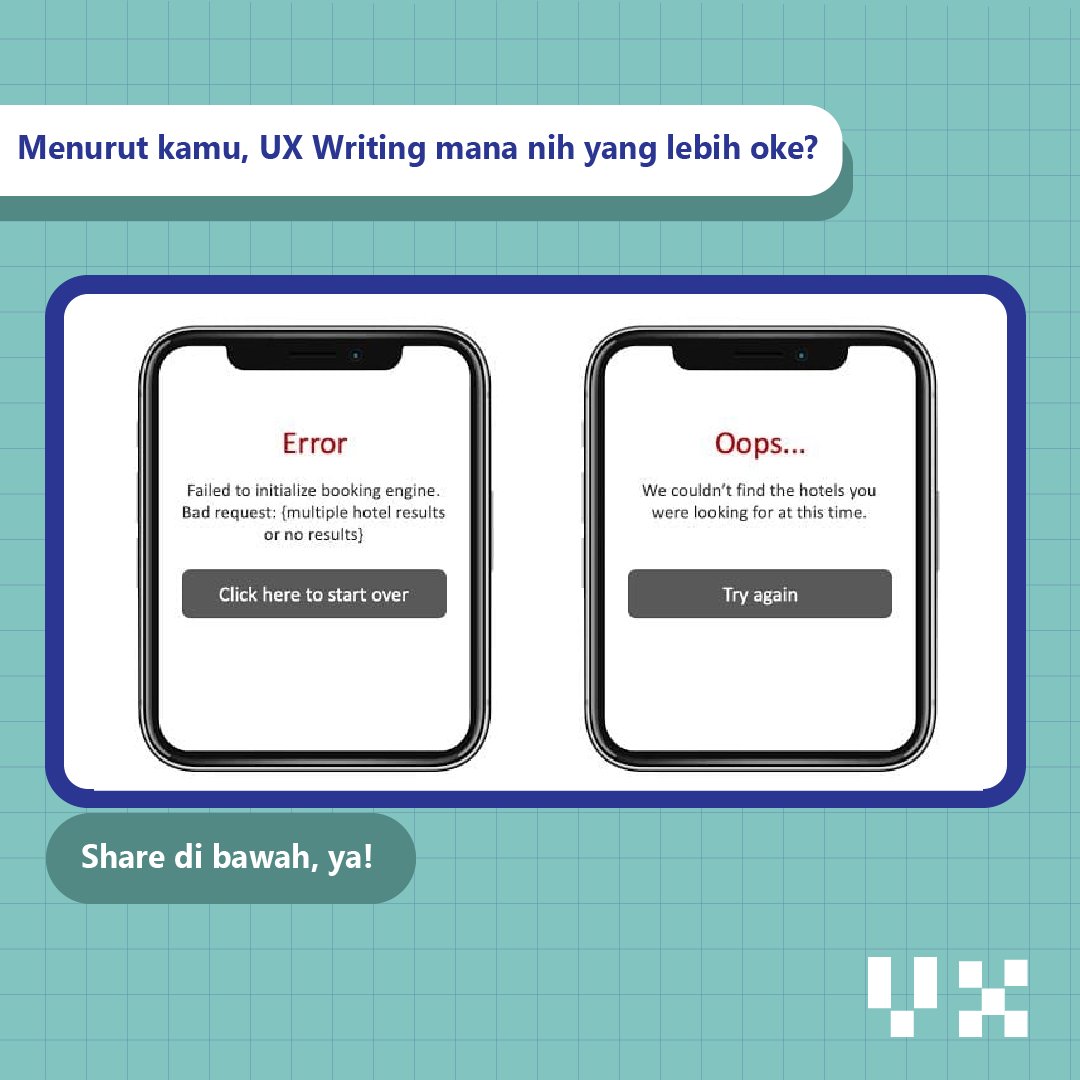 thehatch_id's tweet photo. Kamu jadi tertarik dengan karir ini, nggak? Jangan lupa share jawaban kamu + tag temen yang cocok jadi UX writer, ya! 

#TheHatchIndonesia
#HatchUpSkillUp #DigitalTalent #TalentIncubator #TalentPool #KelasKarir #KelasCoaching #CareerCoaching #CoachingClass https://t.co/RiMP6Wd4w6