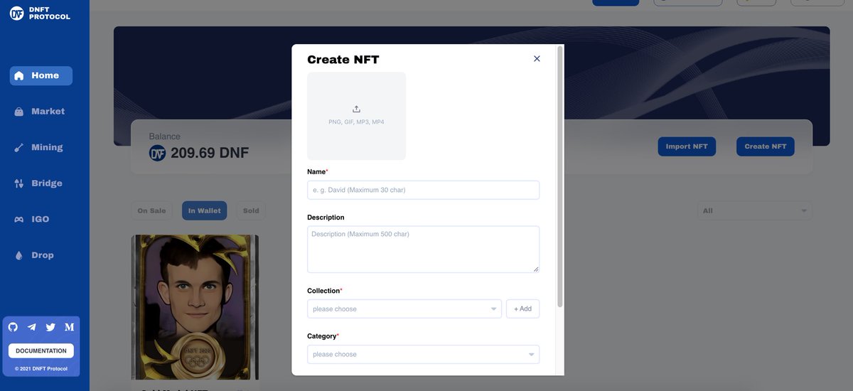 DNFTProtocol's tweet image. ⏰Feature updates for our marketplace 

🧿MP3(Audio)
🧿MP4(Video)

Mint your NFT with various options🔥
app.dnft.world 
#NFTCommunity #nftart #nfts