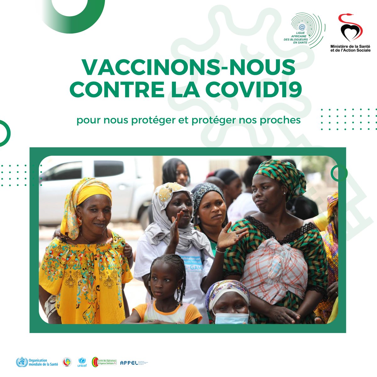 Vaccinons-nous contre la #Covid19 pour nous protéger et protéger nos proches des formes graves de la maladie. #DogaliCovid19