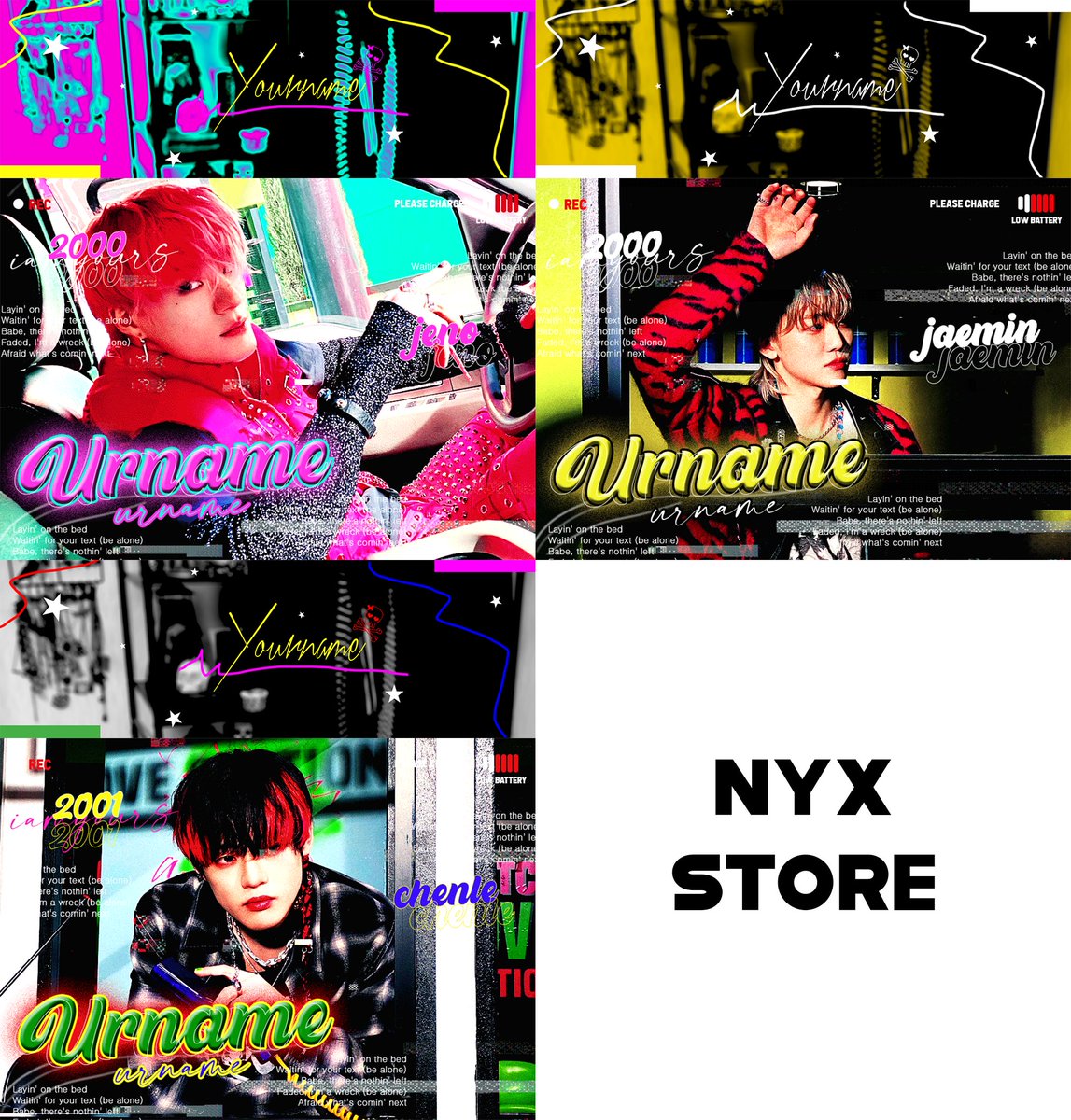 พินสำเร็จ 45฿ free head
เหมา 125฿ 

เปลี่ยนได้แค่ชื่อกับเนื้อเพลงนะค้าบ
เมจชั่นชื่อเมจยังไงก็ได้คับ

#พื้นที่โปร #พินสำเร็จ #ร้านฟอร์บอท