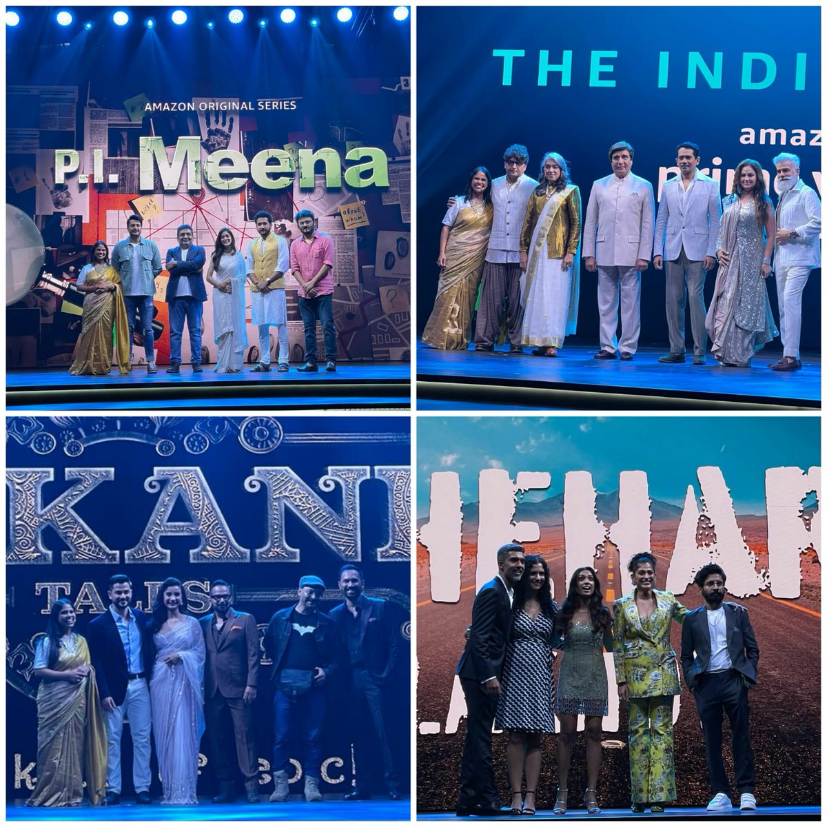 .@PrimeVideoIN presents a bucket full of four new shows from the house of @d2r_films, @offroadfilms, and #HatsOffProduction.

#PrimeVideoPresentsIndia #Gulkanda #PIMeena #SheharLakhot #HappyFamilyConditionsApply #SeeWhereItTakesYou