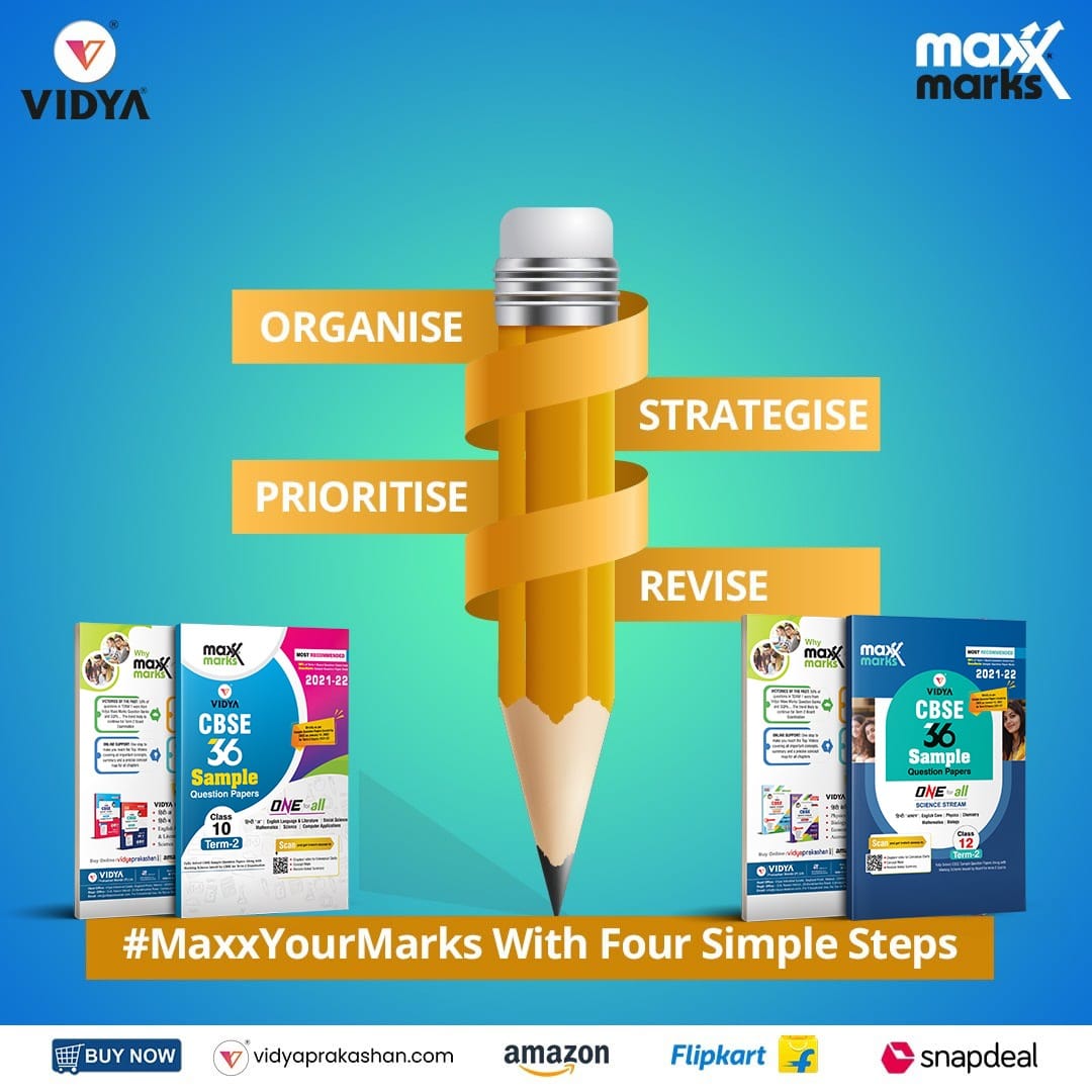 VidyaPrakashan's tweet photo. Managing #time before the exam period is essential for #students to get Maxx to benefit from their available time without facing #burnout. Scheduling your exam #strategy is necessary to #MaxxYourMarks
CHAMPIONS, Best of Luck
#CBSEBoardExam #boardexam #Examstips #examprep #term2 https://t.co/ZeJFrenWNg