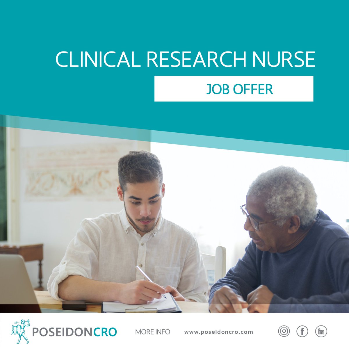 PoseidonCro's tweet photo. The job offer for a Clinical Research Nurse throughout the #Bulgaria area is open!

You can see the requirements at the link below:
https://t.co/1JhEB92GVd

#clinicaltrials #clinicalresearch #poseidoncro #job #crn https://t.co/6maR1YiIKa