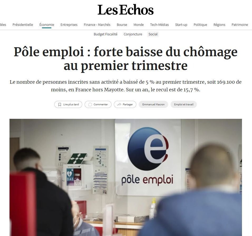 Un recul se 15,7% du chômage sur un an, et certains ne comprennent toujours pas pourquoi <a href="/EmmanuelMacron/">Emmanuel Macron</a> a été réélu ?
Parce qu'il réussit là où les autres ont échoué. 
Et on va continuer jusqu’au plein emploi 🚀🚀
#legislatives2022 #elections2022