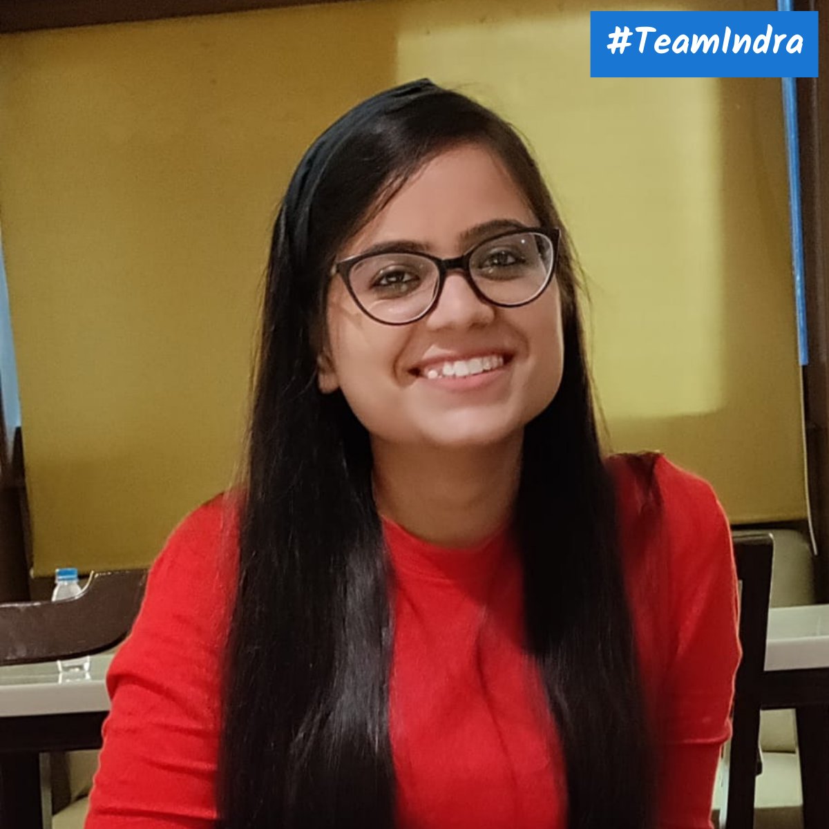 Meet Sneha Mishra, Process &amp; Design engineer at Indra. She assists with the analysis, implementation, and modification of various processes in our products to boost overall efficiency.

#TeamIndra