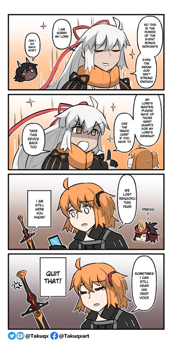 Little Okitan wants to help Master: Part 85 [The End]
#FGO 
