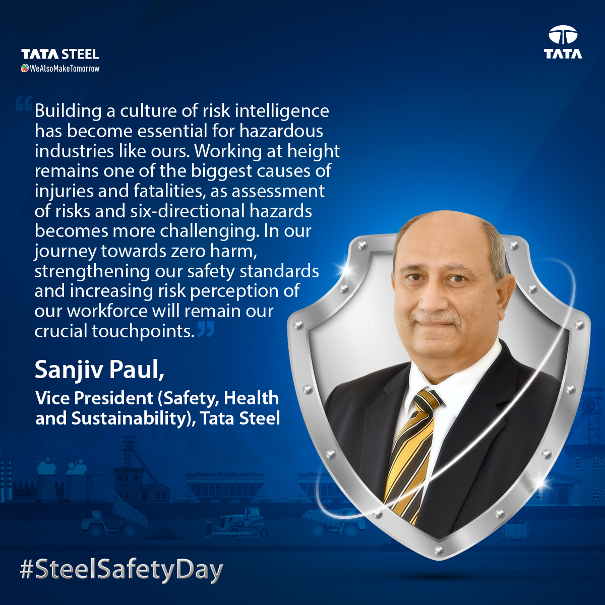 Tata Steel on Twitter "At TataSteel, the safety and health of our