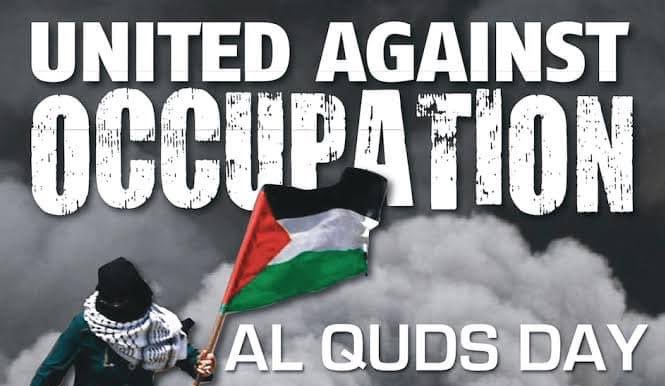Awaited_Hope's tweet photo. “#Palestine is an #oppressed power. Palestine is truly strong today. The #Palestinian youth do not allow the question of Palestine to be forgotten and they're standing up in opposition to the enemy's crimes”
 
Imam Khamenei
April 26, 2022
#QudsDay 
#QudsDay2022 https://t.co/8Qfq9AfqH6