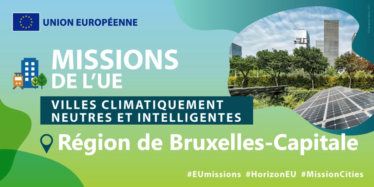 barbaratrachte's tweet photo. La Région de Bruxelles Capitale est heureuse de faire partie de la Mission UE  pour des villes climatiquement neutres et intelligentes en 2030 #horizonEU #EUGreenDeal @Shifting_Bru https://t.co/PcON0E6tVn