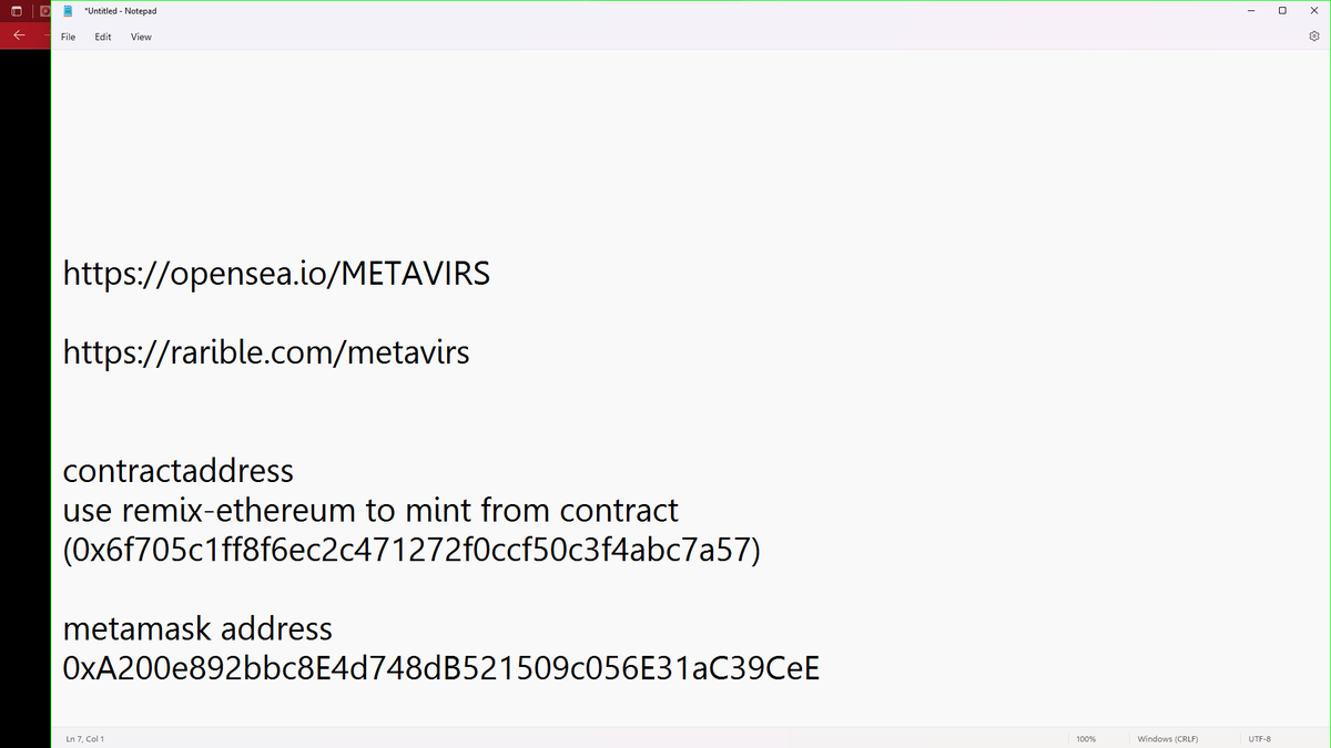 MetaVirs's tweet image. #NFTs #NFTCommunity #NFT #SupportAnArtist #Reuniteafamily #supporttheart......  Ive been debating whether or not too even do this..  but thank you in advance if you even read this through