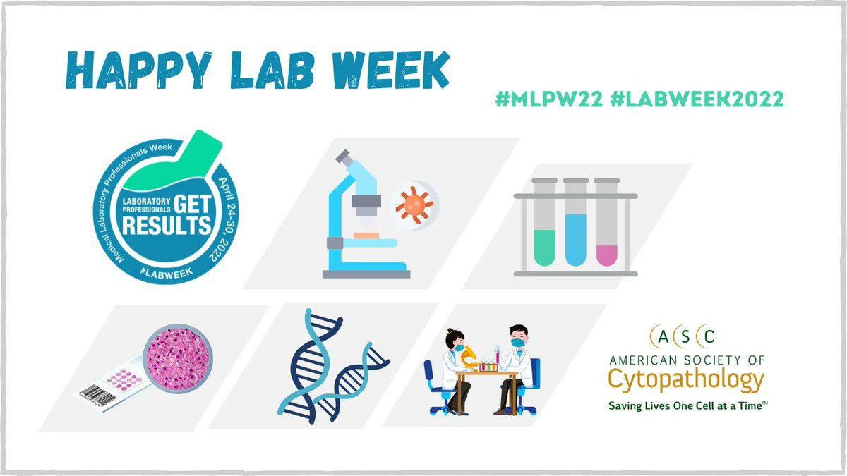 cytopathology's tweet image. Let’s honor the critical work laboratory professionals do around the country every day.   
#LabWeek2022 #MLPW22  #cytotechnologist #ascfightingcancersavinglives #labprofessional