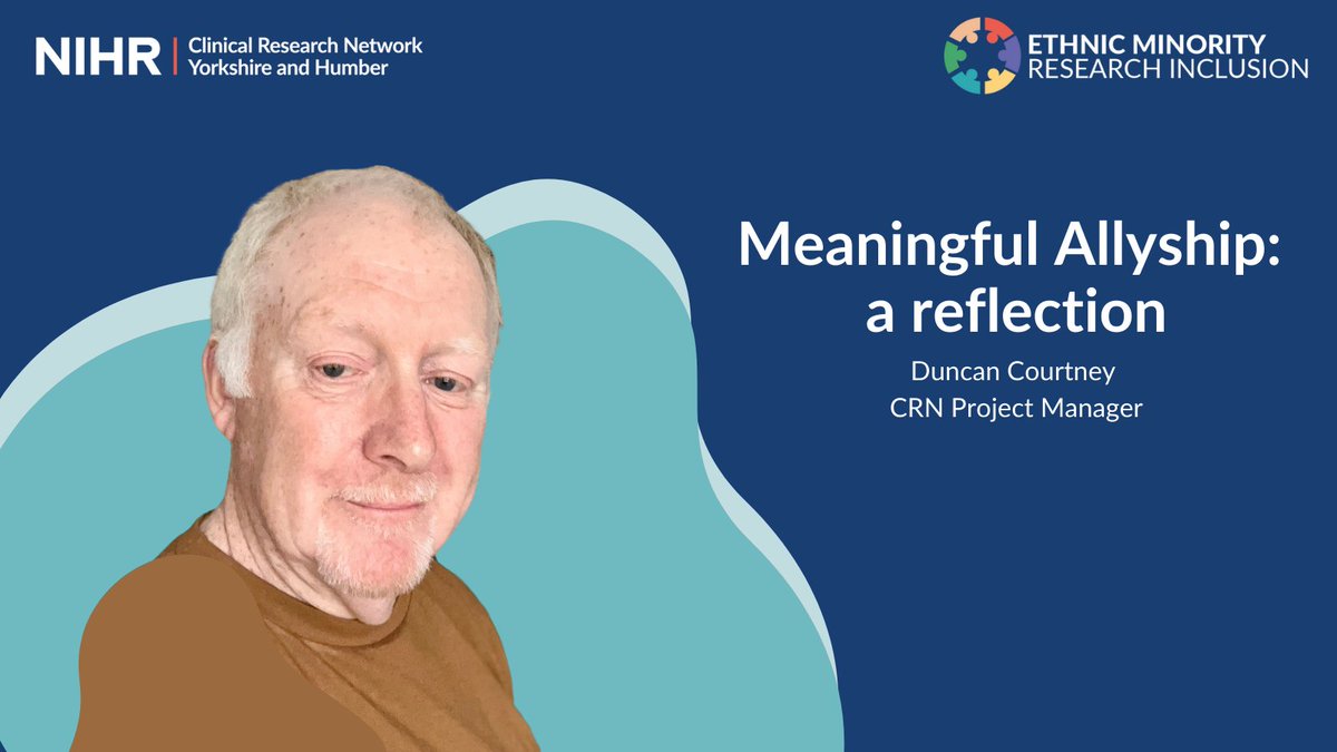✍️ In the first of a series of blogs in partnership with our EMRI group, Project Manager Duncan Courtney reflects on the challenges presented for inclusion during the pandemic, and what he has learned from the group 👇

local.nihr.ac.uk/case-studies/m…