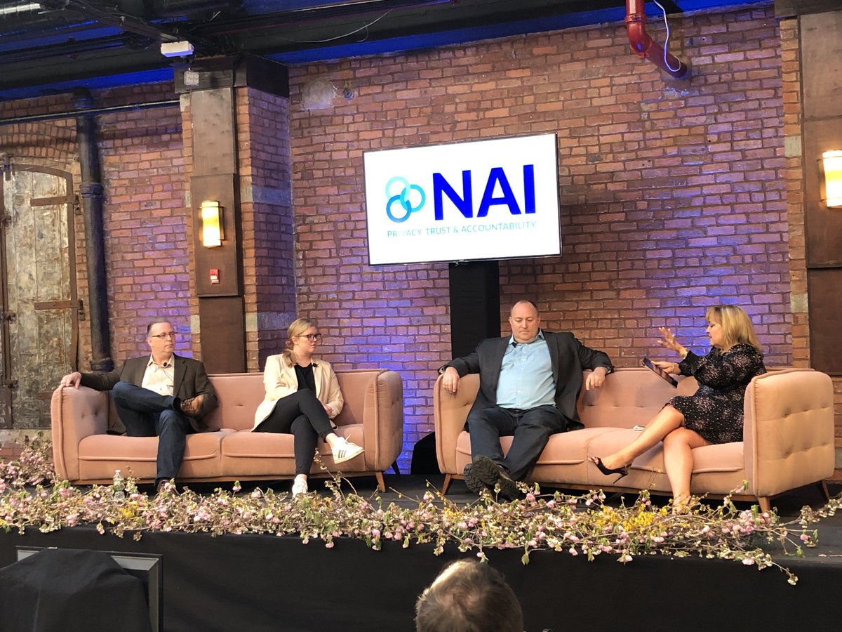 NAI's tweet photo. LIVE: @FreundLeigh, @anthonykatsur, Jeff Wilson (@Yahoo) and Sadie Henry (@TheTradeDesk) discuss why data-driven advertising is important and the challenges digital advertisers face today. #NAISummit https://t.co/aPAmOlbzAf