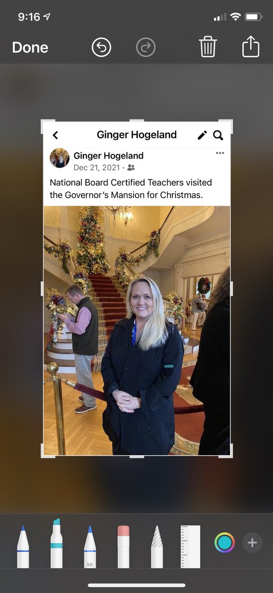 GingerHogeland's tweet photo. Reading about the teacher shortage in Alabama motivated me to say “THANKS” to Governor Kay Ivey for supporting National Board Certified teachers in Alabama. #NBCTStrong https://t.co/Z42LaAfbTH