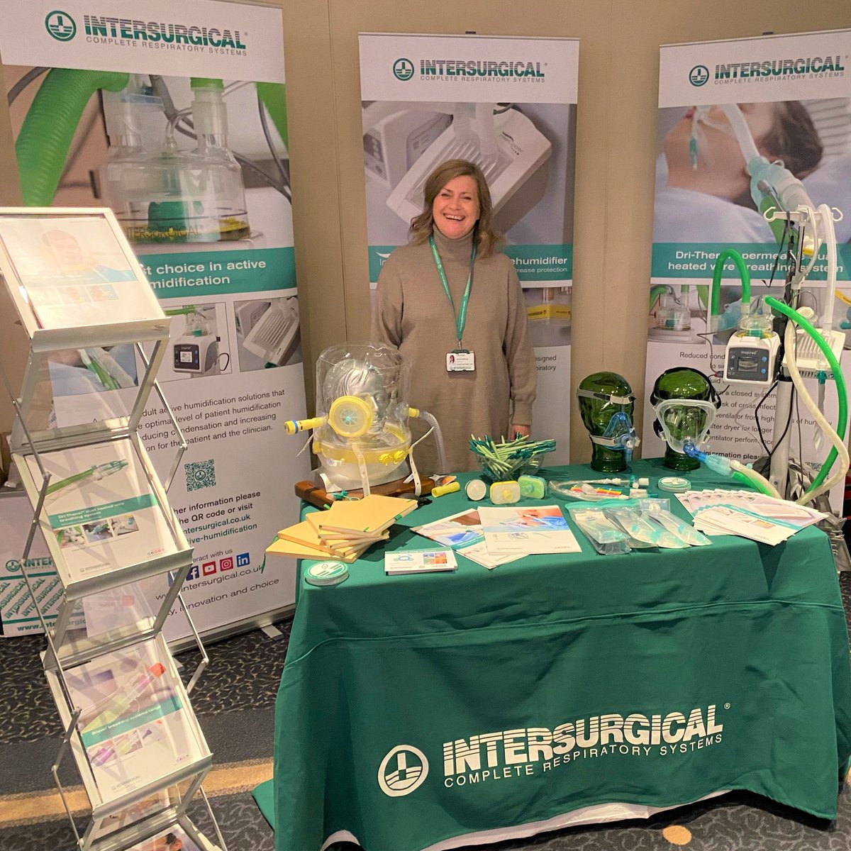 intersurgical's tweet photo. Day 1 of @CC_Symposium! Visit #Intersurgical representative, Louissa Masterman, on our stand to find out more about our product range, including our complete #activehumidification solutions!

Visit https://t.co/iaRmQY0VZQ or contact info@intersurgical.co.uk to make an enquiry. https://t.co/oZIXqeysuk