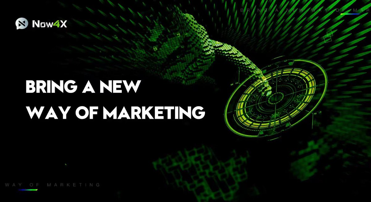 now4x1's tweet photo. Now4X
Bring a new way of marketing! https://t.co/XVsw8awjwk